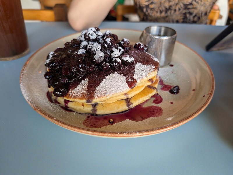 Blueberry Pancakes - American breakfast