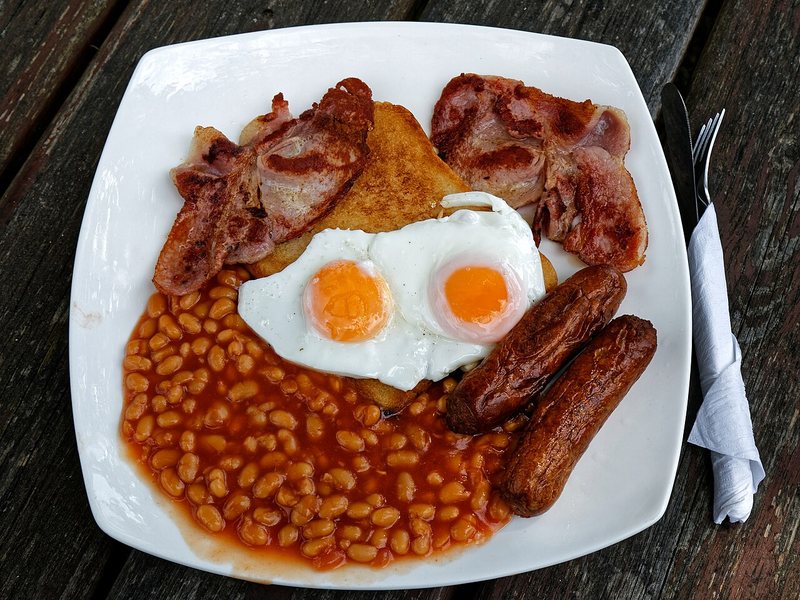 Full English Breakfast - British breakfast recipe