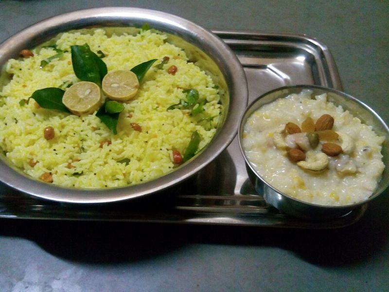 Lemon Rice - South Indian side recipe